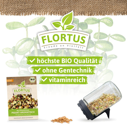  BIO Keimsprossen Pikant-Aromatisch (Mungbohnen Und Rettich)