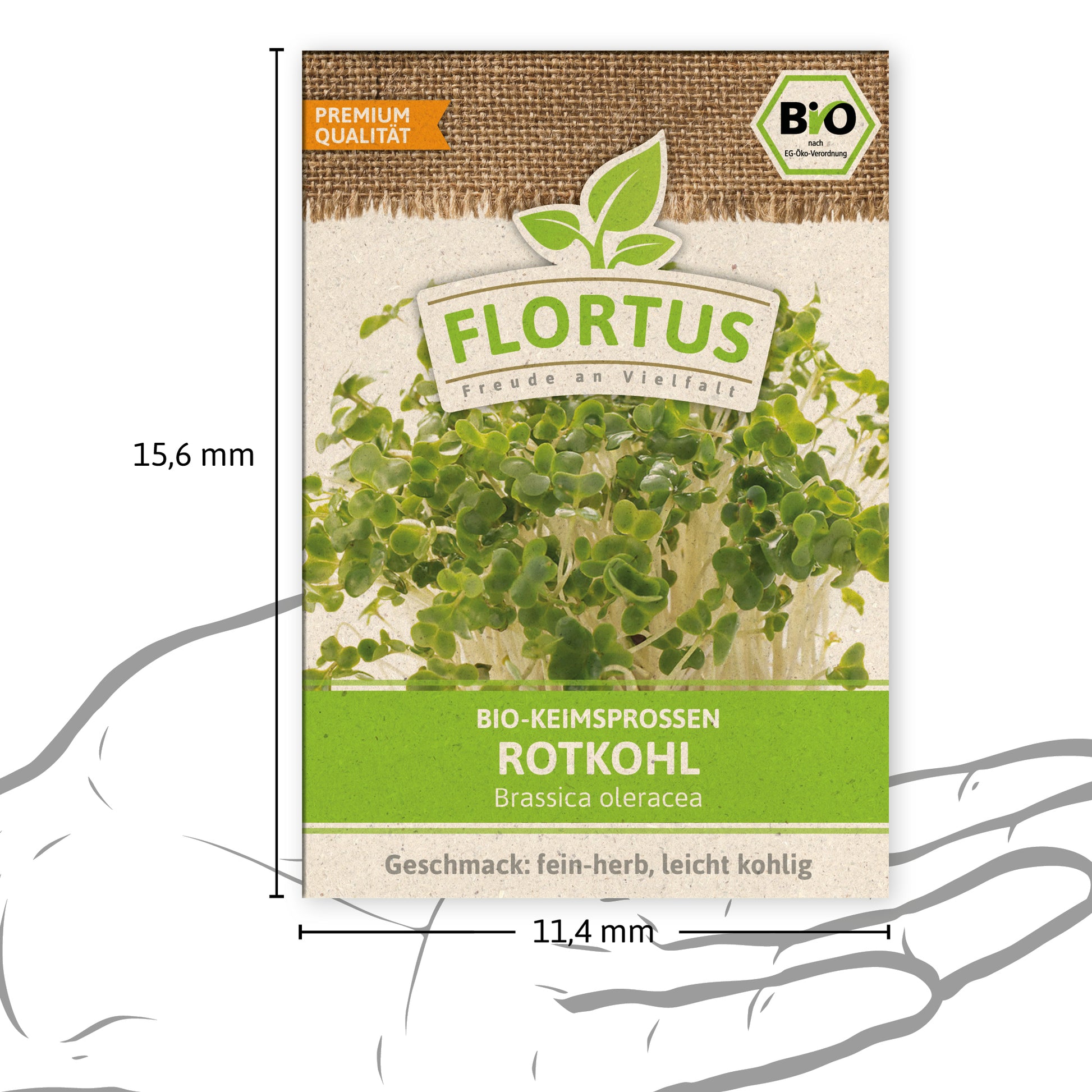  BIO Keimsprossen Rotkohl