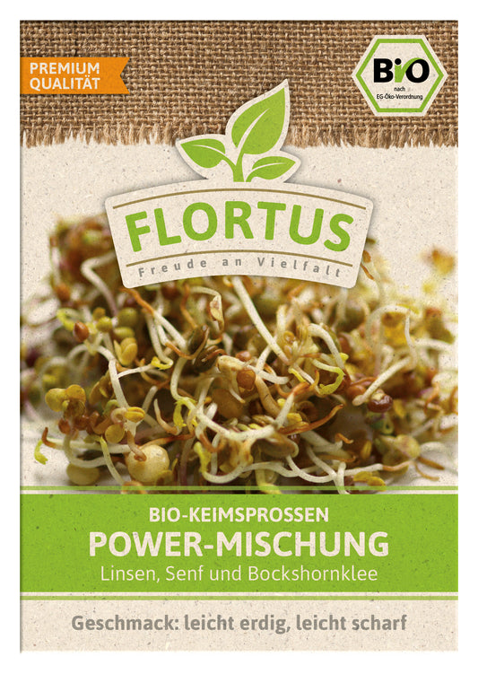  BIO Keimsprossen Power-Mischung (Linsen, Senf Und Bockshornklee)