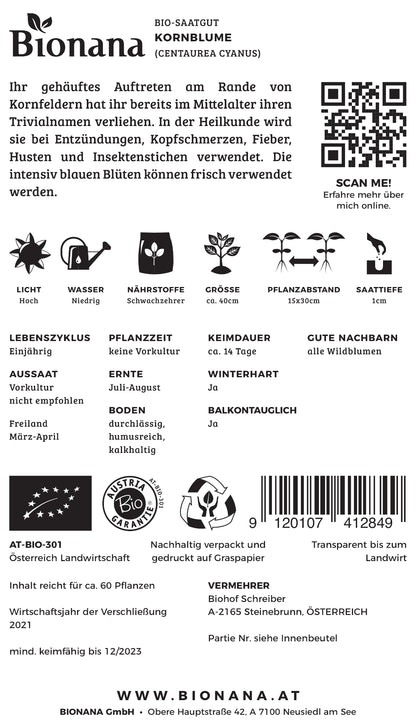  BIO Kornblume