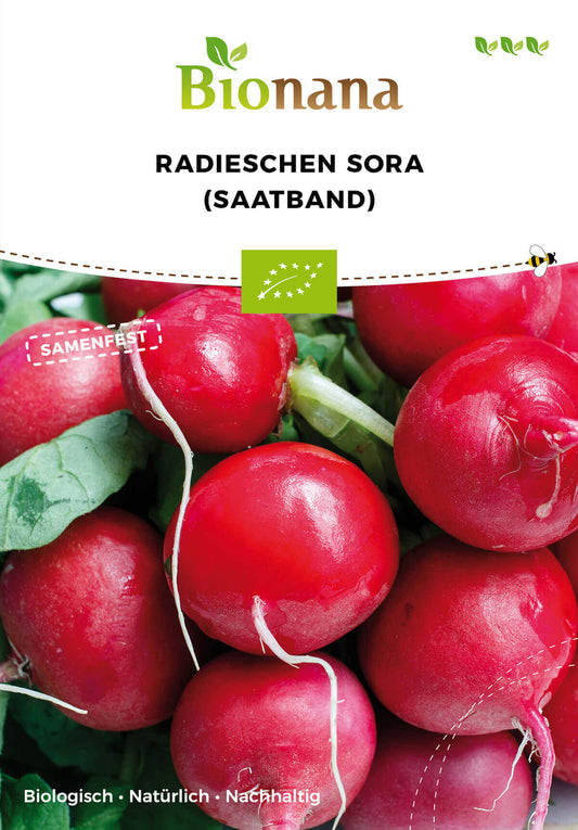  BIO Radieschen Sora (Saatband)
