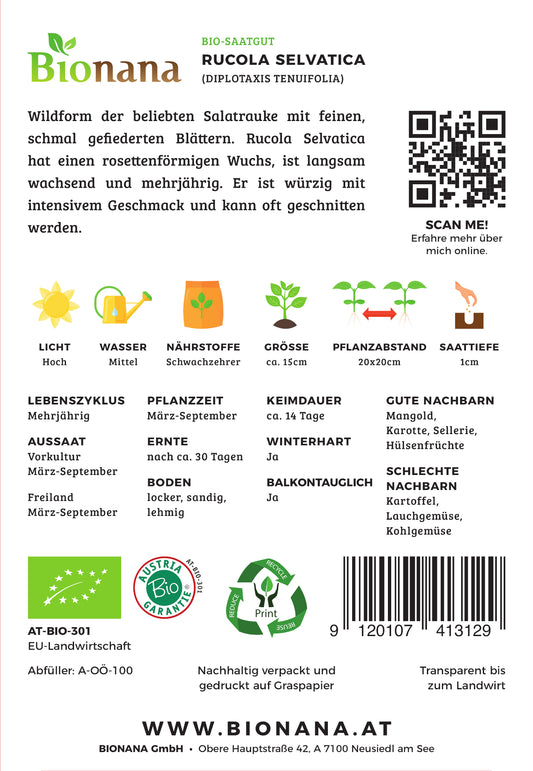  BIO Rucola Selvatica