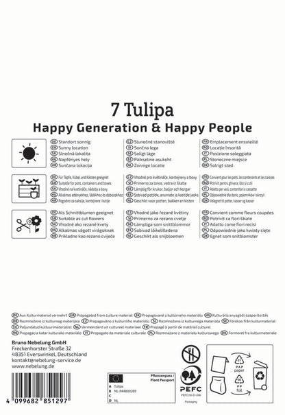  Triumph-Tulpen Happy Mix (7 Stück)