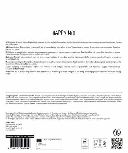  Frühlingsgarten Happy Mix (10 Stück)