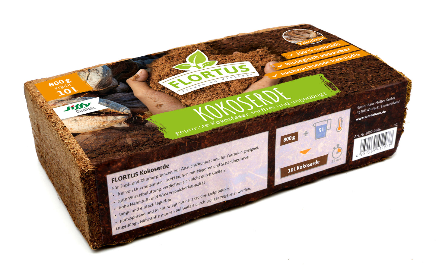  Kokoserde (800 G, Ergibt 10 L)