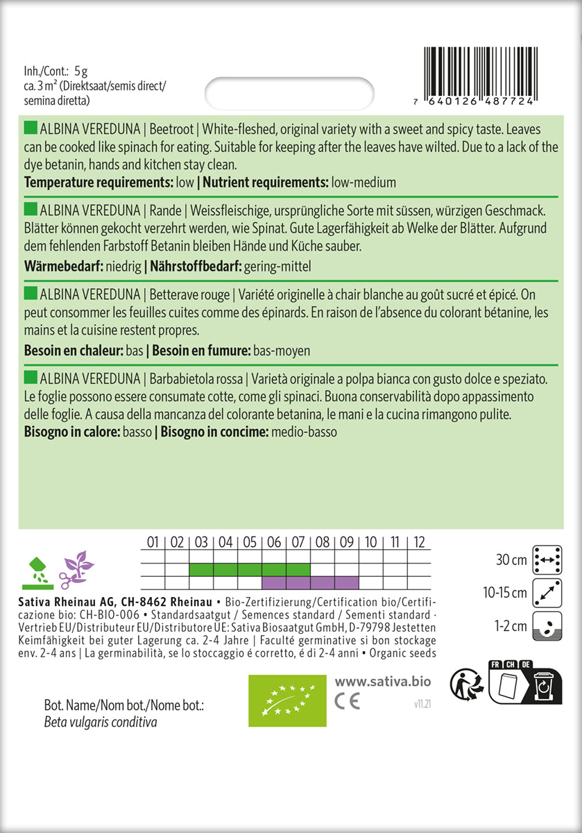  BIO Rote Rübe Vereduna Alba [MHD 12/2025]