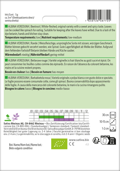  BIO Rote Rübe Vereduna Alba [MHD 12/2025]