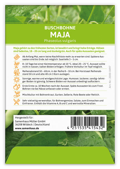  Buschbohne Maja
