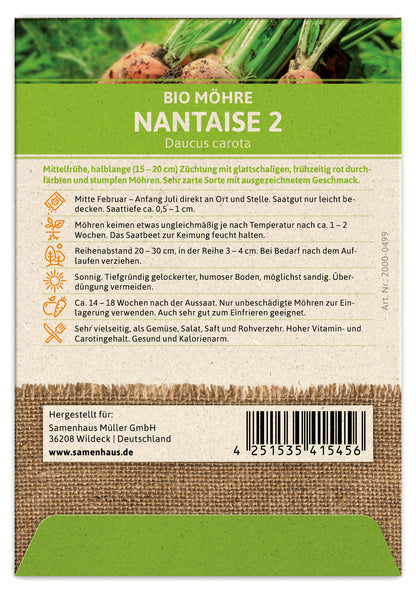  BIO Möhre Nantaise 2
