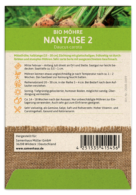  BIO Möhre Nantaise 2