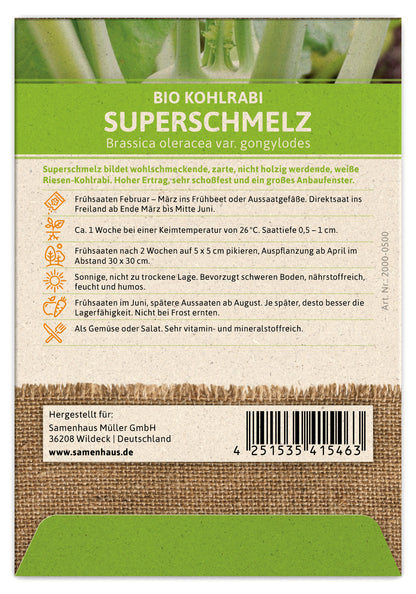  BIO Kohlrabi Superschmelz