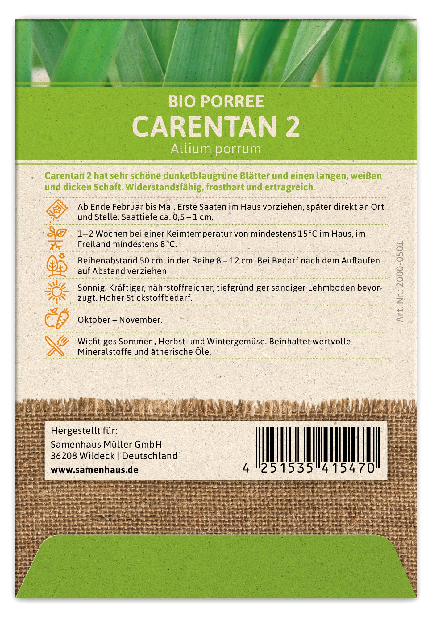  BIO Lauch-Porree Carentan 2