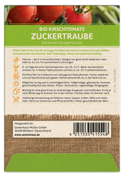  BIO Kirschtomate Zuckertraube