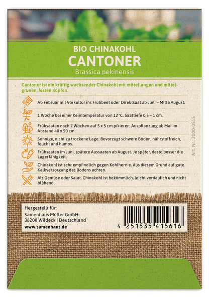  BIO Chinakohl Cantoner