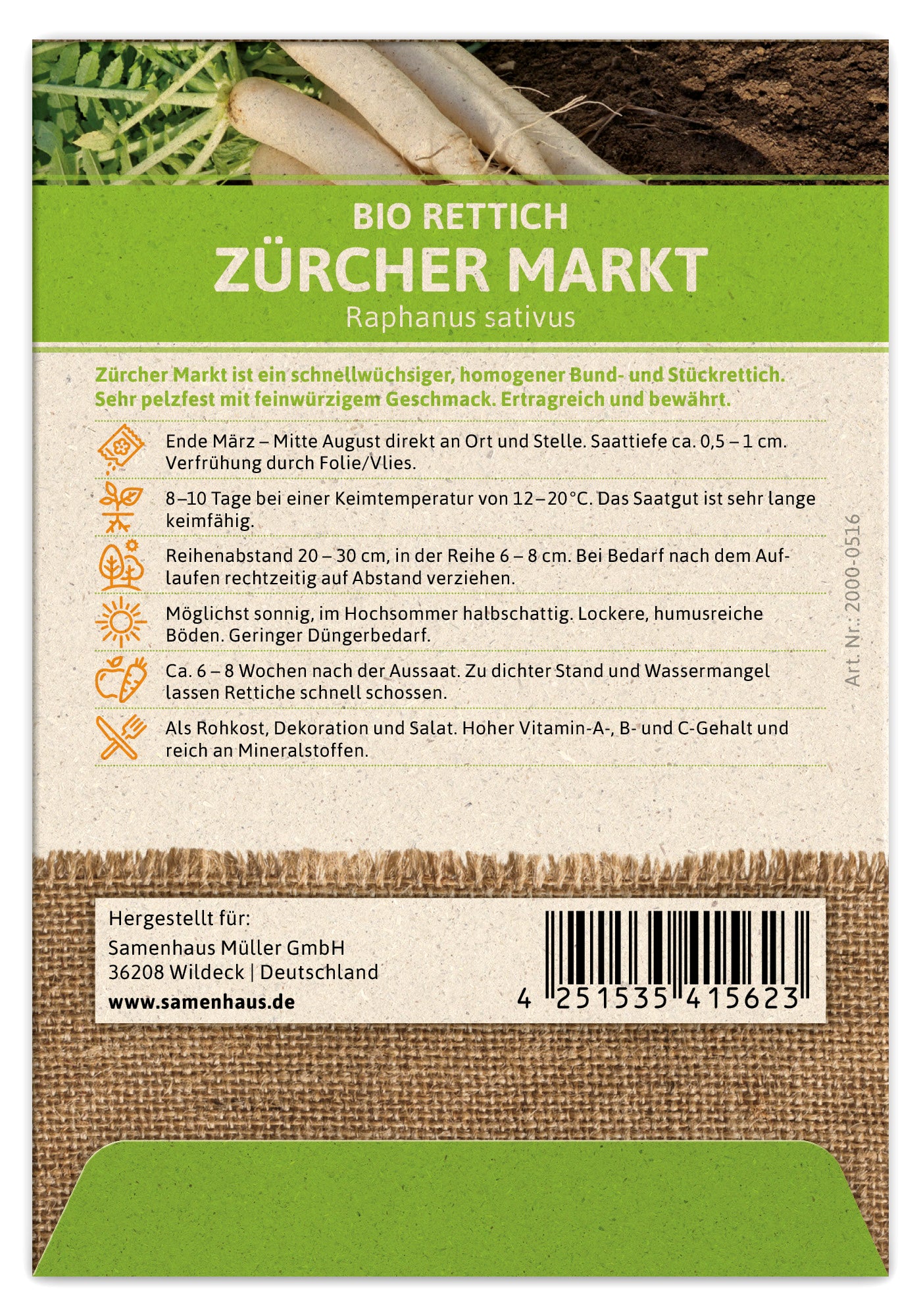  BIO Rettich Zürcher Markt