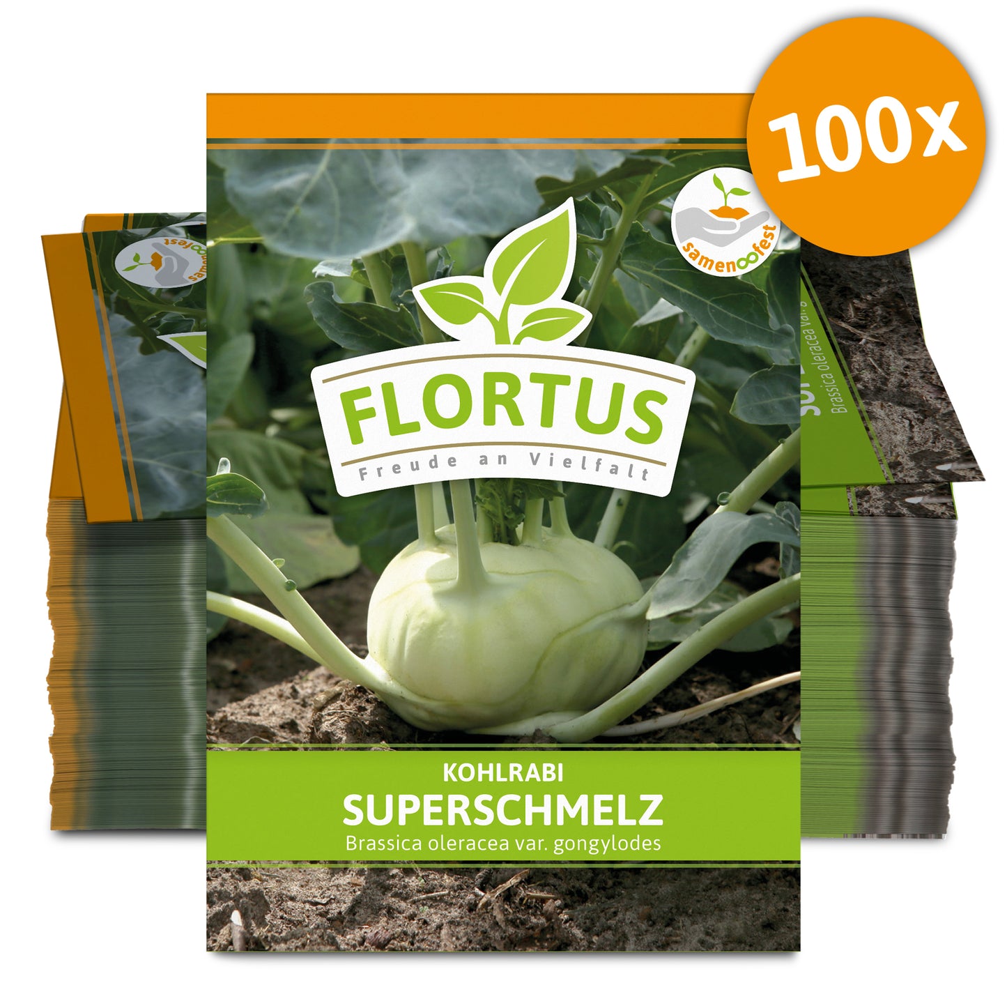  Kohlrabi Superschmelz (100 Stück)