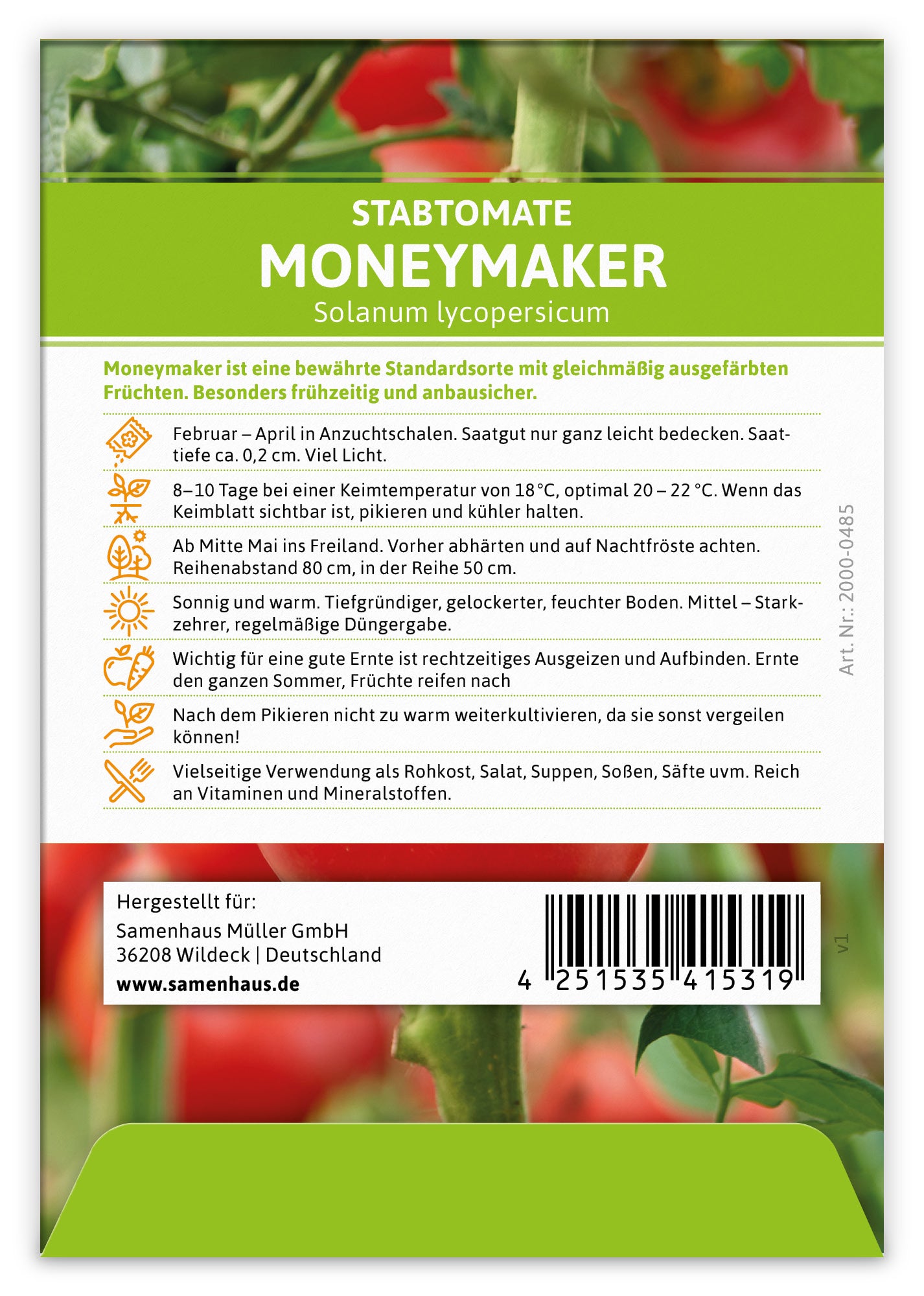  Tomate Moneymaker (100 Stück)