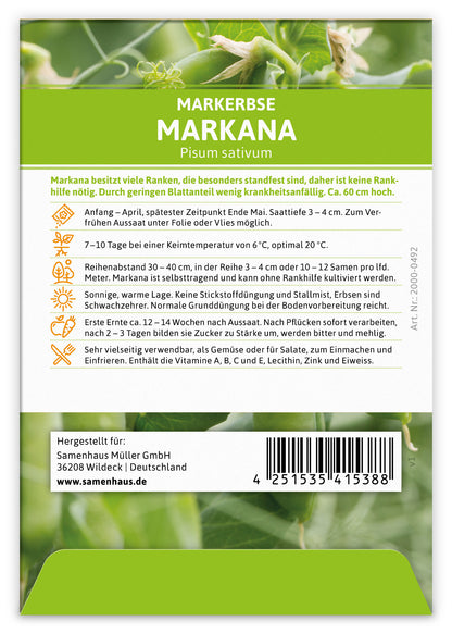  Markerbse Markana (100 Stück)
