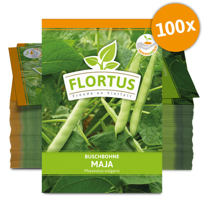  Buschbohne Maja (100 Stück)