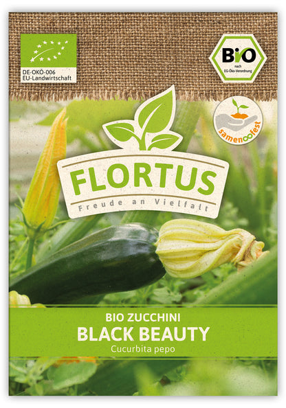  BIO Zucchini Black Beauty (100 Stück)