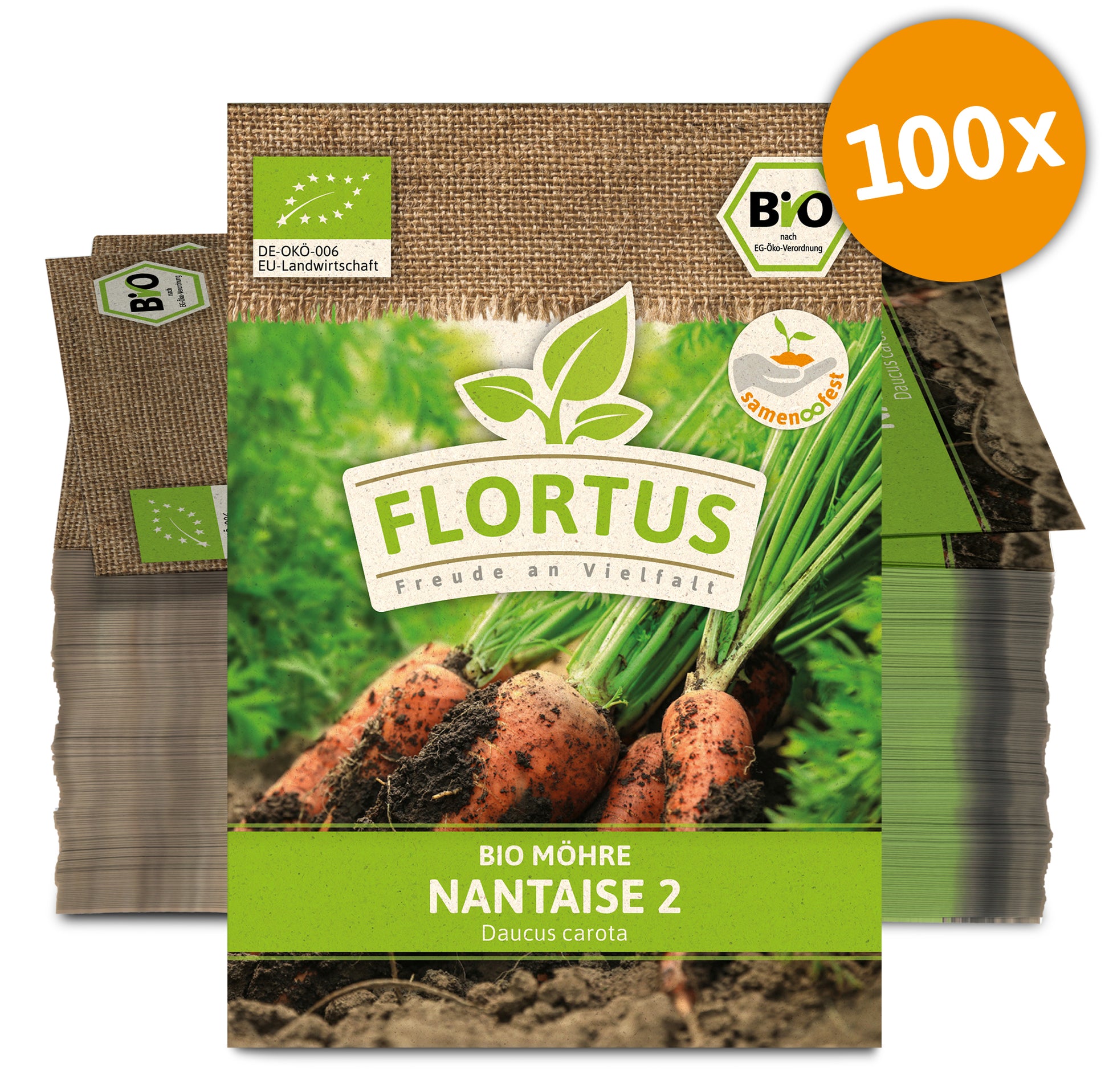  BIO Möhre Nantaise 2 (100 Stück)