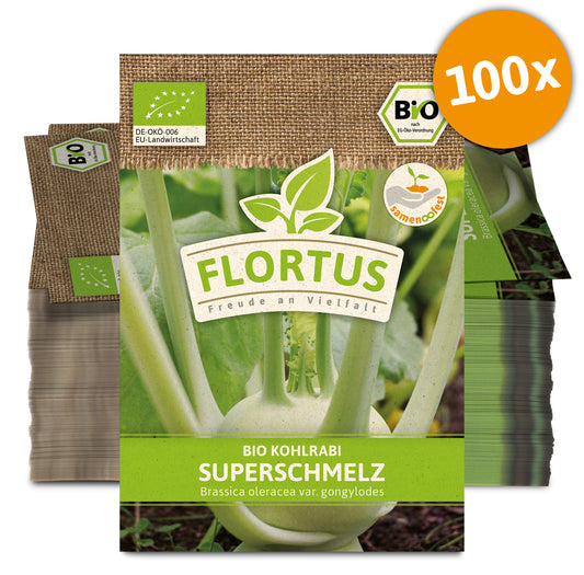  BIO Kohlrabi Superschmelz (100 Stück)