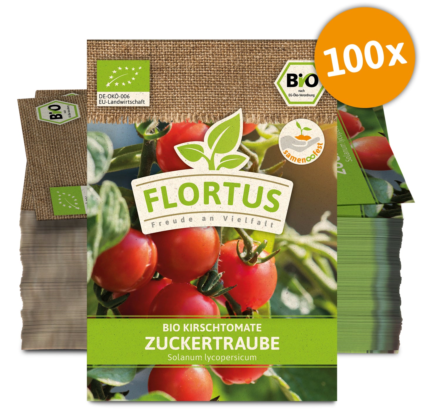  BIO Kirschtomate Zuckertraube (100 Stück)