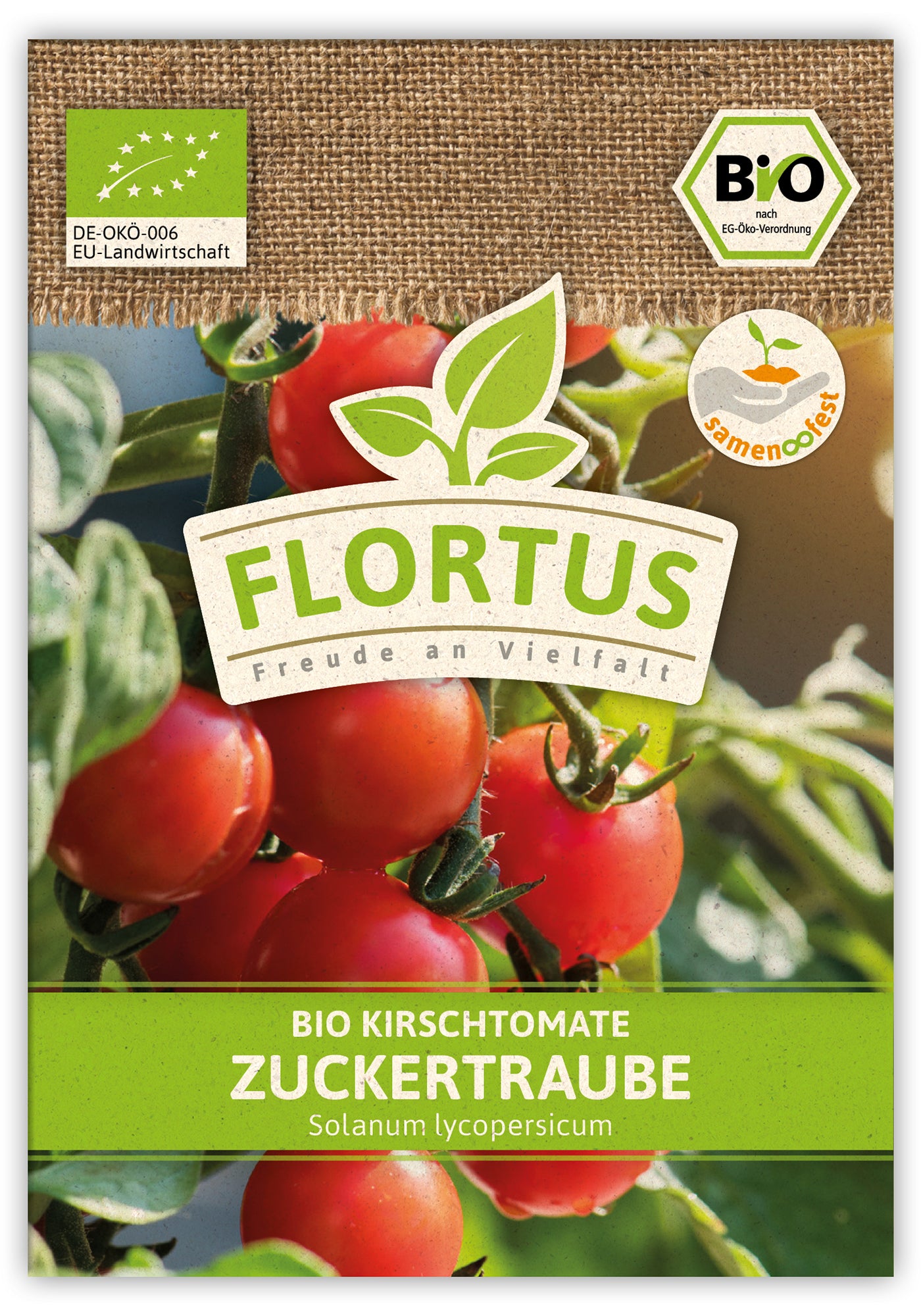  BIO Kirschtomate Zuckertraube (100 Stück)