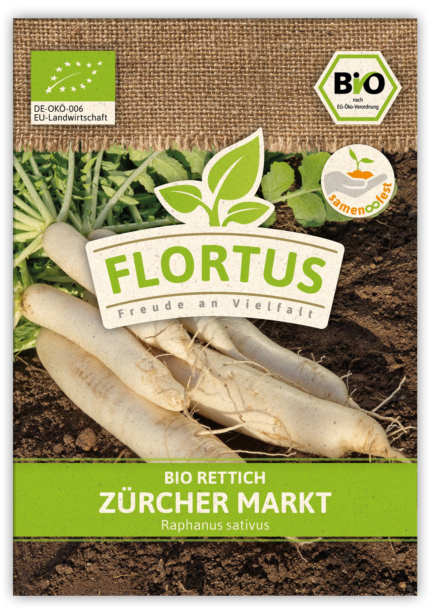  BIO Rettich Zürcher Markt (100 Stück)