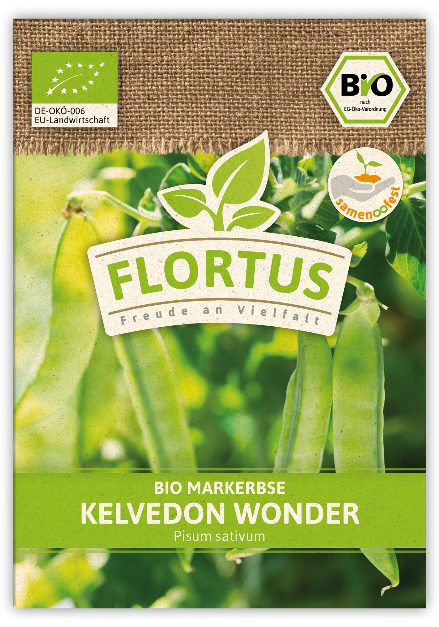  BIO Markerbse Kelvedon Wonder (100 Stück)