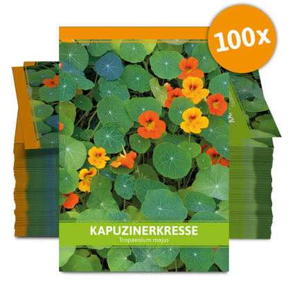  Kapuzinerkresse Für Werbezwecke (100 Tütchen)