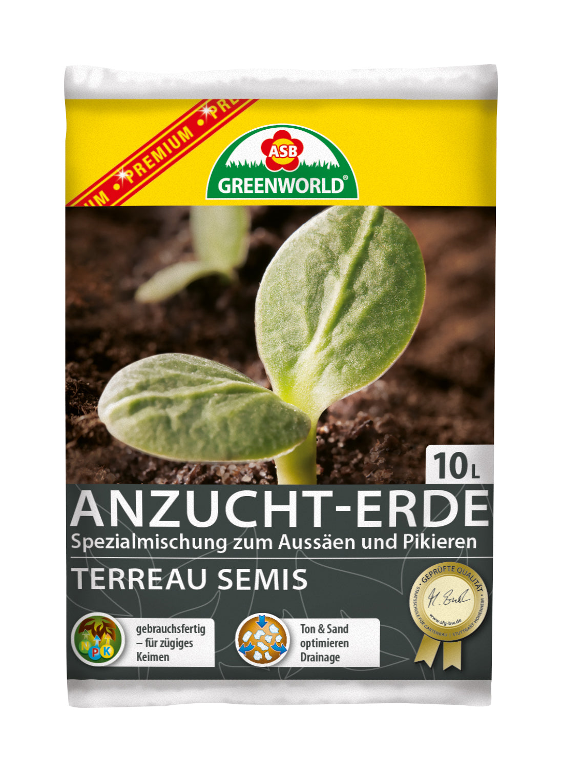  Anzucht- & Pikiererde (10 L)