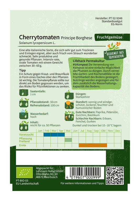  BIO Cherrytomate Principe Borghese