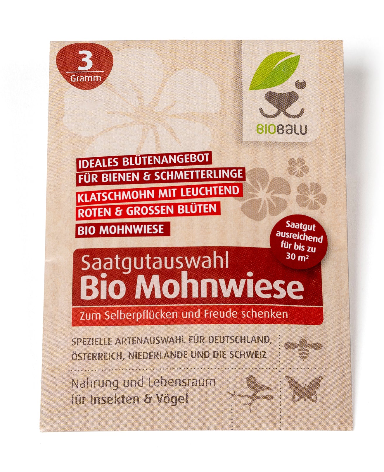  Mohnwiese Klatschmohn (3 G)