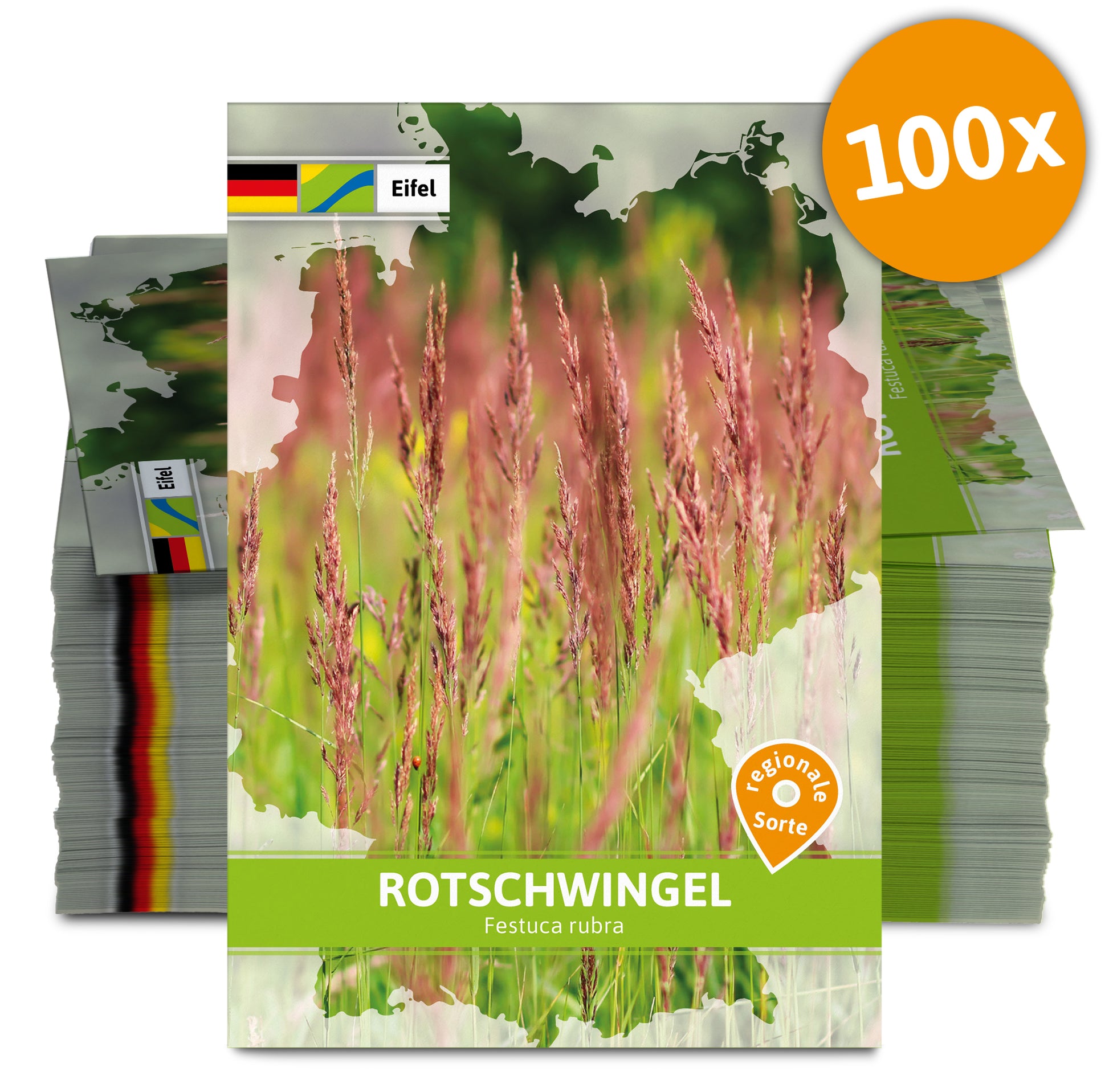  Rotschwingel (Regionale Sorte Eifel) (100 Tütchen)