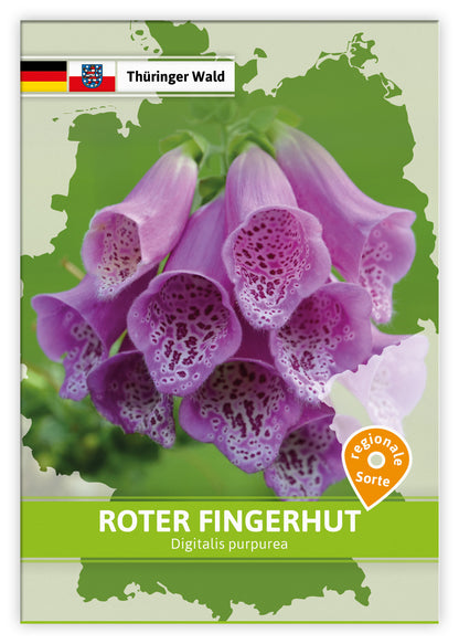  Roter Fingerhut (Regionale Sorte Thüringer Wald) (100 Tütchen)