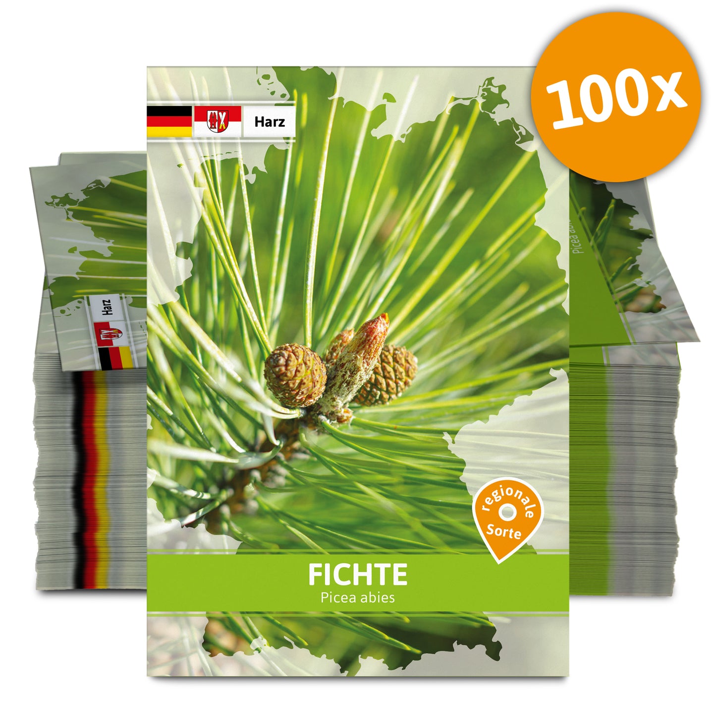  Fichte (Regionale Sorte Harz) (100 Tütchen)