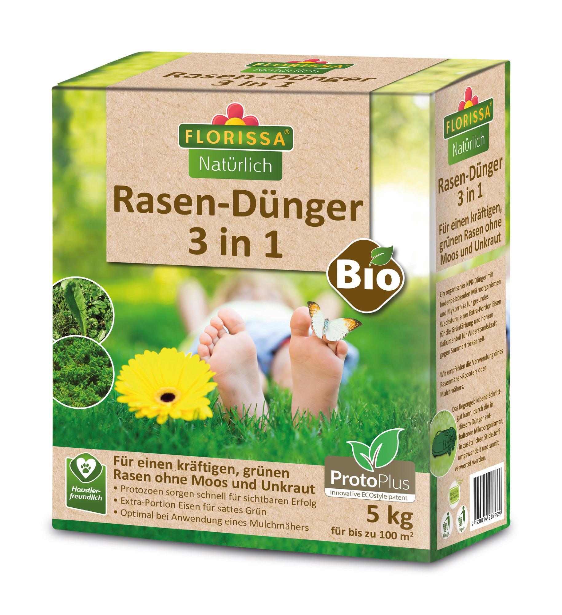  BIO Proto Plus Rasendünger "3 In 1" (5 Kg)
