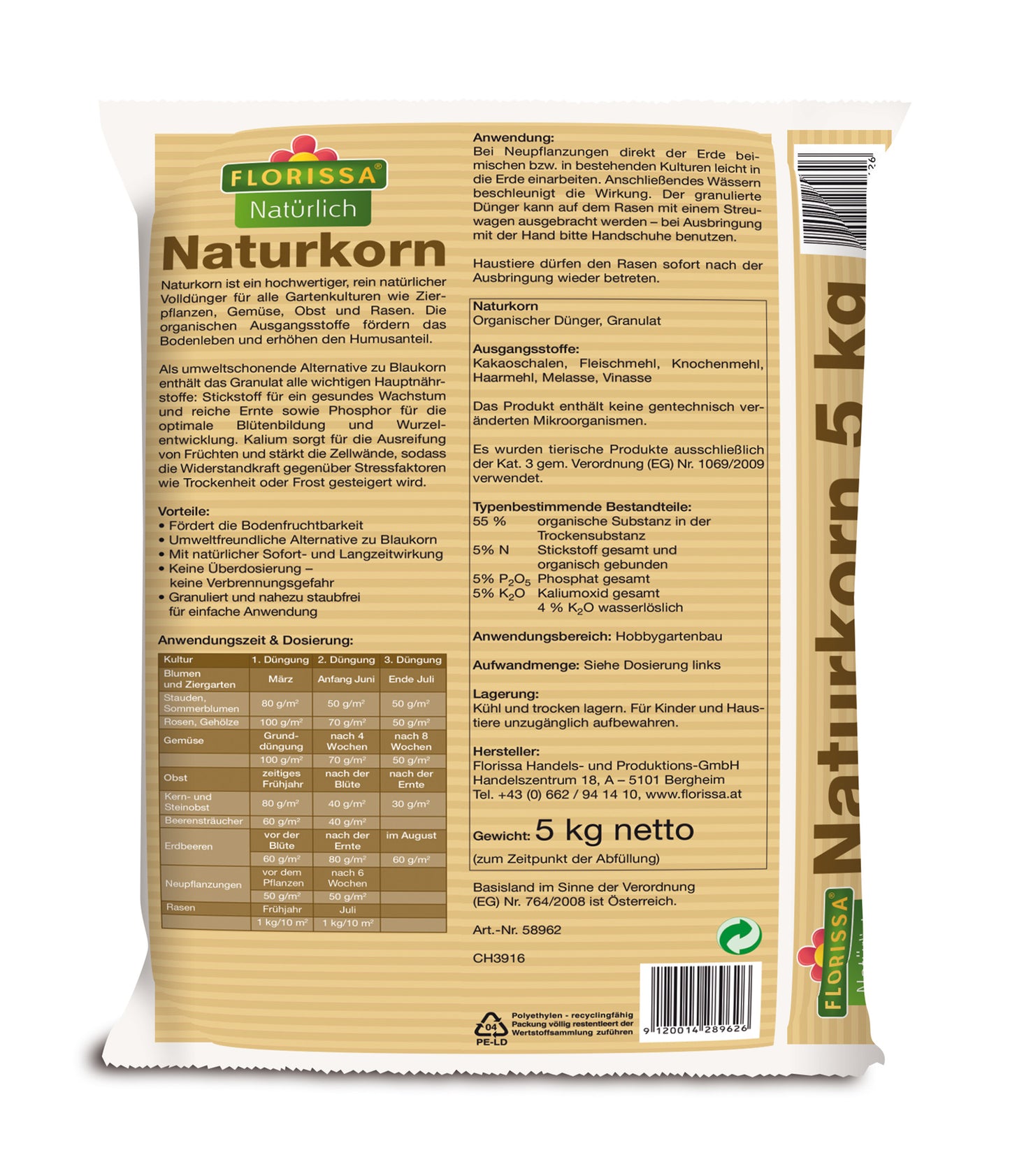  BIO Naturkorn (5 Kg)