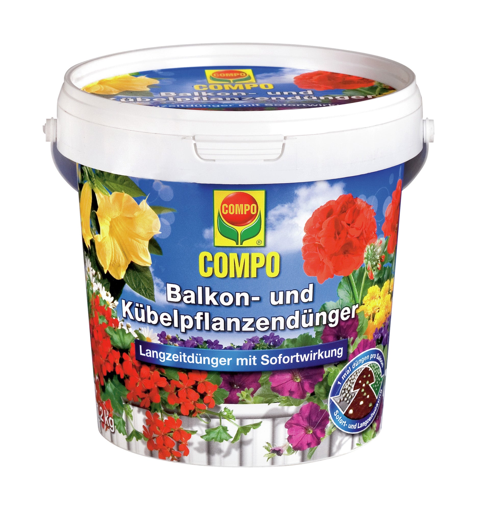 Compo Balkon- Und Kübelpflanzendünger (1,2 Kg)