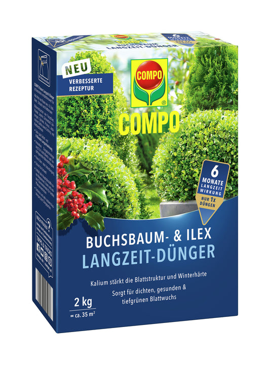 Compo Buchsbaum- Und Ilex Langzeit-Dünger (2 Kg)