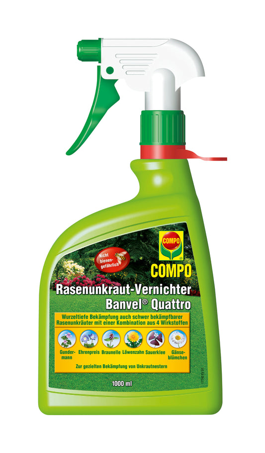 Compo Rasenunkraut-Vernichter Banvel Quattro AF (1 L)