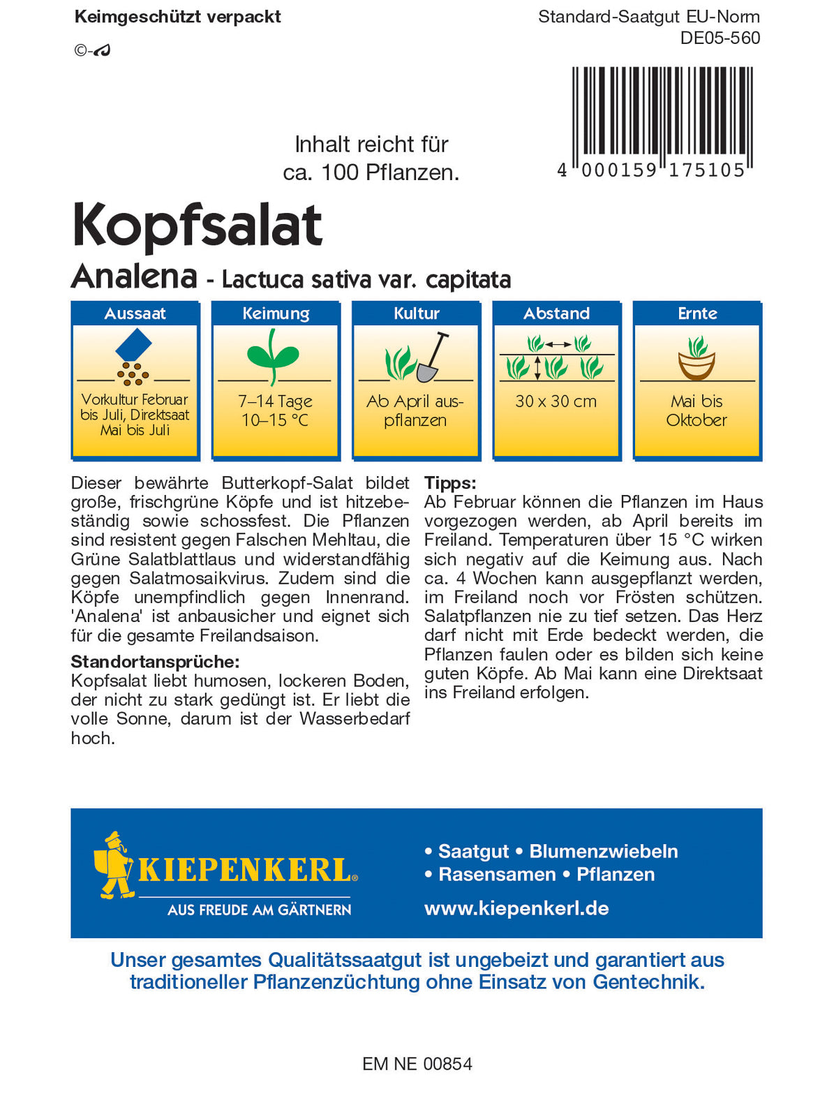  Kopfsalat Analena [MHD 01/2026]