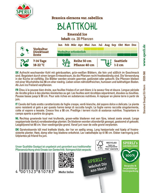  Blattkohl Emerald Ice