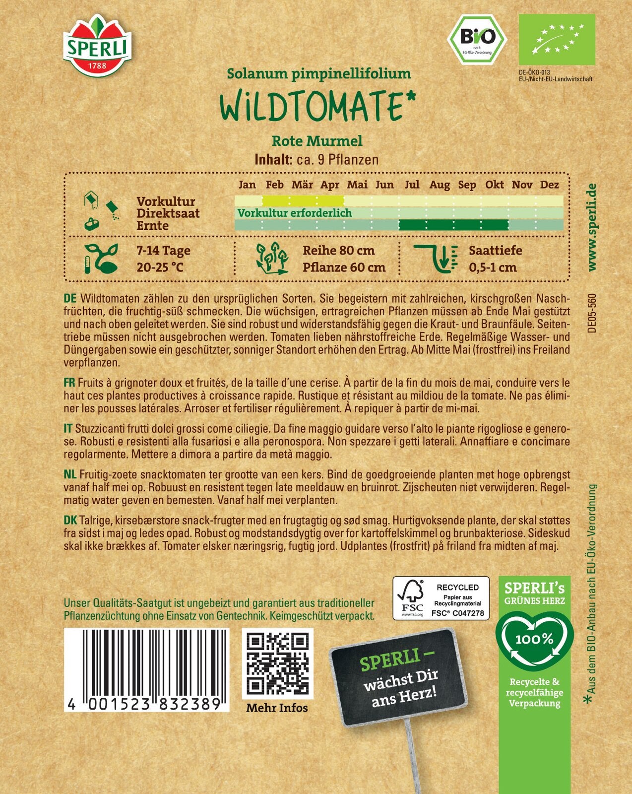  BIO Wildtomate Rote Murmel [MHD 01/2025]