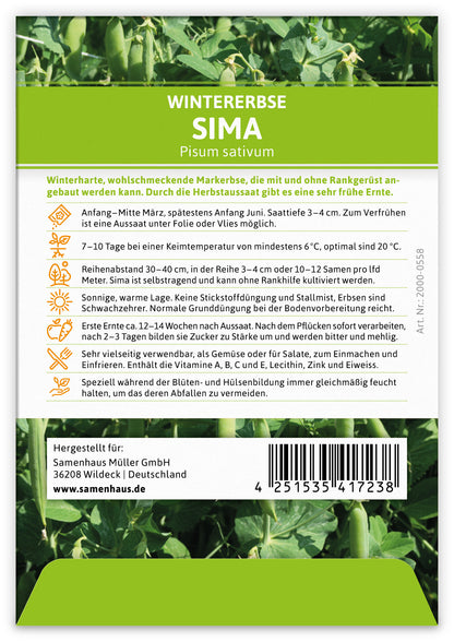  Wintererbse Sima