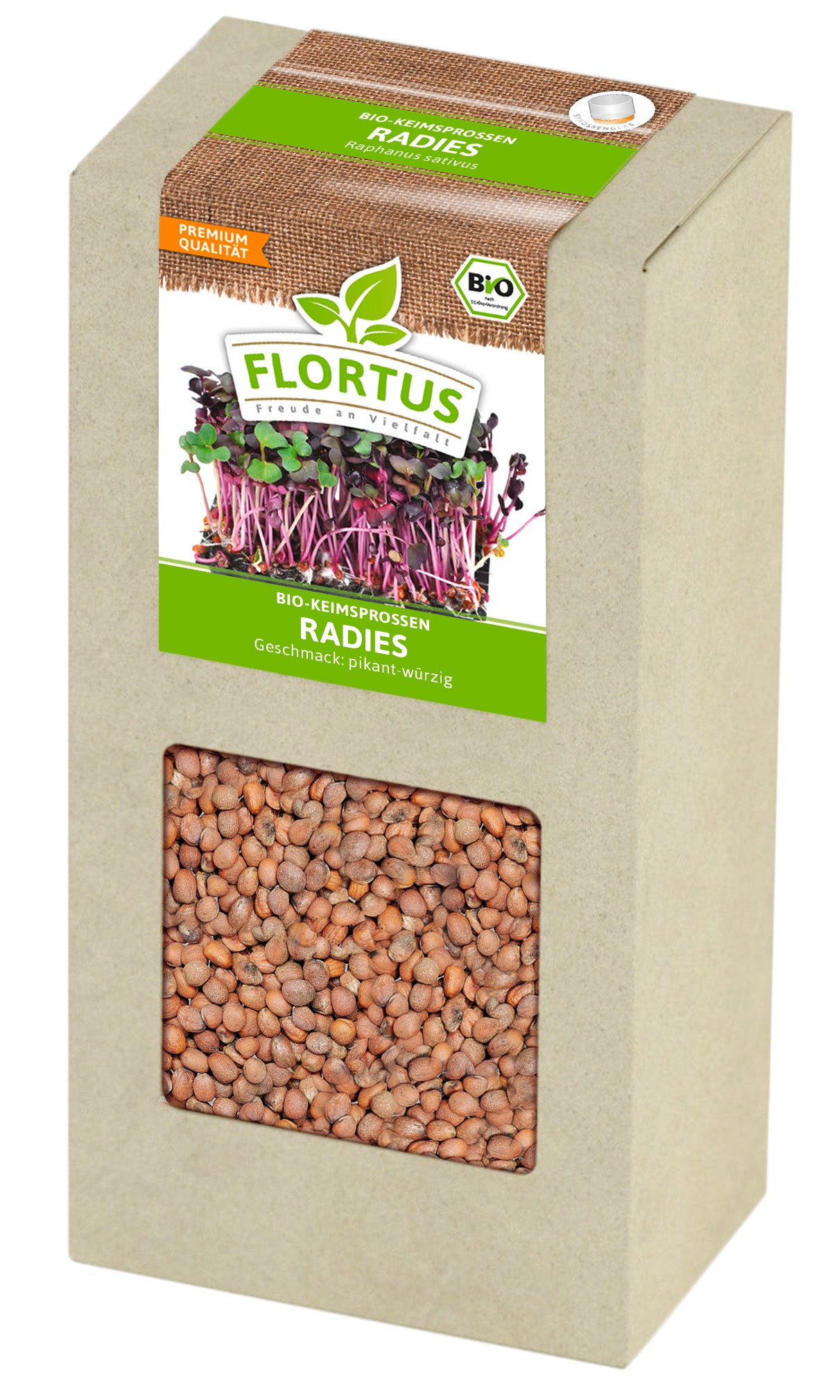  BIO Keimsprossen Set "Scharf" Mit 3 Sorten (600 G)