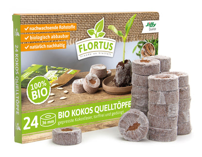  BIO Kokos Quelltöpfe 36 Mm