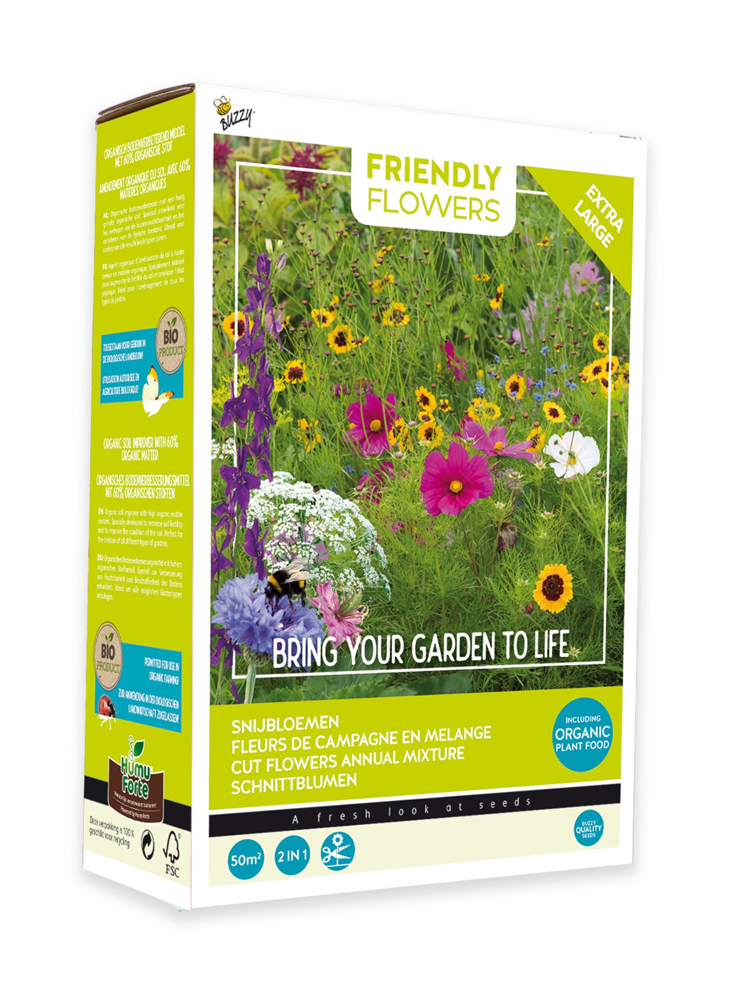  Friendly Flowers XL Schnittblumen (50 M²)