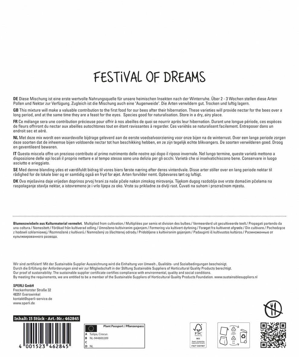  Blumenzwiebel-Mischung Festival Of Dreams (15 Stück)
